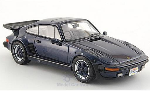 Miniature Porsche 930 Turbo 1/43 Neo Turbo SE Flatnose metallise bleue 1987 Porsche 930 Turbo 1/43 Neo Turbo SE Flatnose metallise bleue 1987 miniature