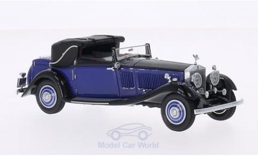 Miniature Rolls Royce Phantom 1/43 Neo II Continental DHC Gurney Nutting bleue/noire RHD Rolls Royce Phantom 1/43 Neo II Continental DHC Gurney Nutting bleue/noire RHD miniature