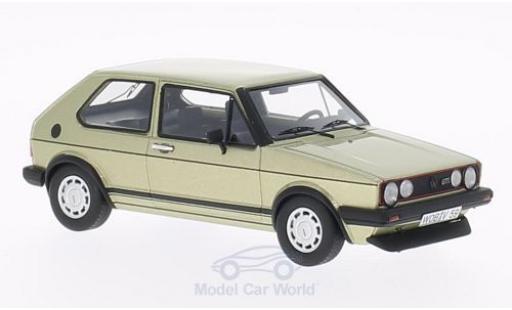 Miniature Volkswagen Golf V 1/43 Neo I GTI metallise beige 1983 Volkswagen Golf V 1/43 Neo I GTI metallise beige 1983 miniature