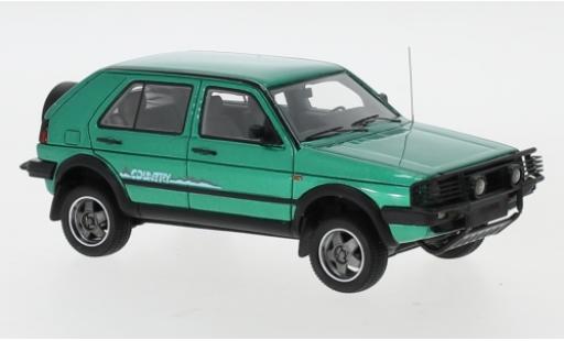 Miniature Volkswagen Golf 1/43 Neo II Country metallise verte 1990 Volkswagen Golf 1/43 Neo II Country metallise verte 1990 miniature