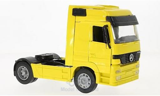Miniature Mercedes Actros 1/32 New Ray 1857 jaune Zugmaschine Mercedes Actros 1/32 New Ray 1857 jaune Zugmaschine miniature
