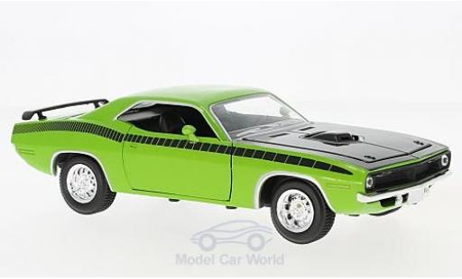 Miniature Plymouth Cuda 1/18 New Ray verte/noire 1970 Plymouth Cuda 1/18 New Ray verte/noire 1970 miniature