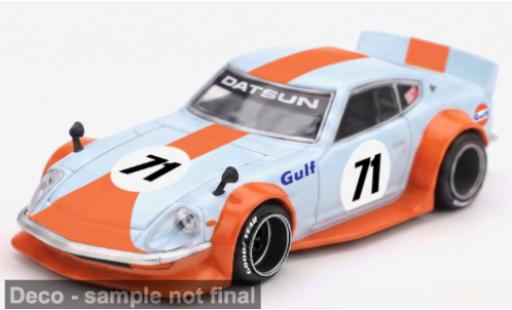 Nissan Fairlady Z 1/64 Mini GT bleue/orange 1978 Gulf 1:64 miniature
