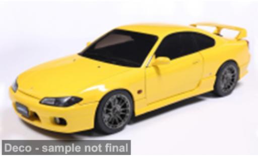 Nissan Silvia 1/18 Solido (S15) jaune 1:18 miniature