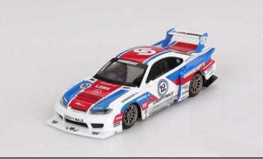 Nissan Silvia 1/64 Mini GT (S15) LB-Super Silhouette 2025 GARASIDRIFT x LBWK #12 1:64 miniature