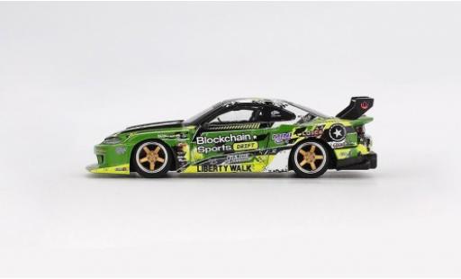 Nissan Silvia 1/64 Mini GT (S15) LB-Super Silhouette Formula Drift 2024 #555 1:64 miniature