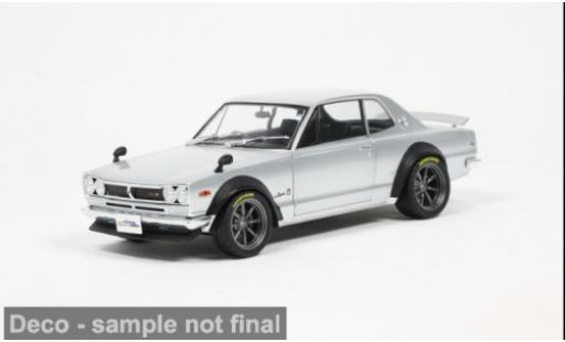 Nissan Skyline 1/18 Solido 2000 GT-R (KPGC10) argent&Atilde;&copy;e 1970 1:18 miniature
