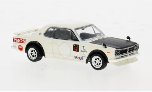 Nissan Skyline 1/64 Tarmac Works 2000 GT-R (KPGC10) blanche 1:64 miniature