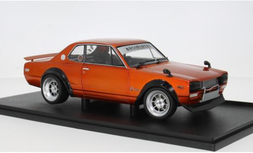 Nissan Skyline 1/18 Solido C10 orange 1:18 miniature