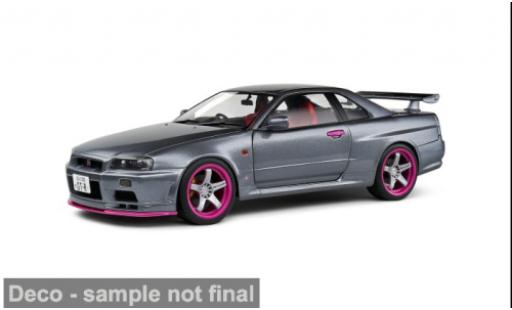 Nissan Skyline 1/18 Solido GT-R grise 1:18 miniature