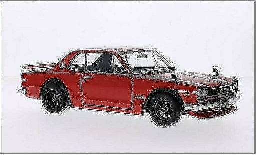 Nissan Skyline 2000 1/18 Autoart GT-R (KPGC10) rouge RHD miniature