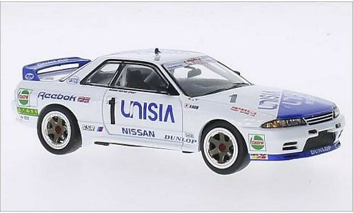 Nissan Skyline R32 1/43 IXO GT-R RHD No.1 Unisia Macau Guia Race 1991 miniature