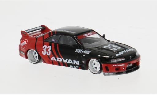 Nissan Skyline 1/64 Mini GT GT-R (R33) Kaido Works Advan 1:64
