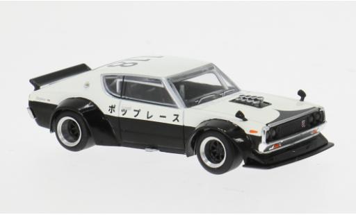 Nissan Skyline 1/64 Pop Race GT-R V8 Drift KPGC 110 Kenmeri 1:64 miniature