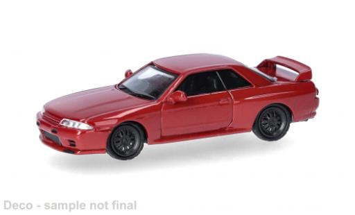 Nissan Skyline 1/87 Micro City 87 GTR (R32) rouge 1:87 miniature