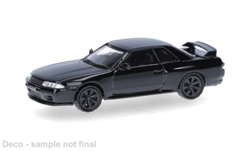 Nissan Skyline 1/87 Micro City 87 GTR (R32) noire 1:87 miniature