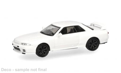 Nissan Skyline 1/87 Micro City 87 GTR (R32) blanche 1:87 miniature