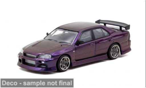 Nissan Skyline 1/64 Tarmac Works GTR (R34) violette 2025 1:64