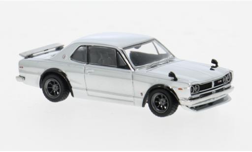 Nissan Skyline 1/64 Tarmac Works HT 2000GT-R chrom 1:64 miniature