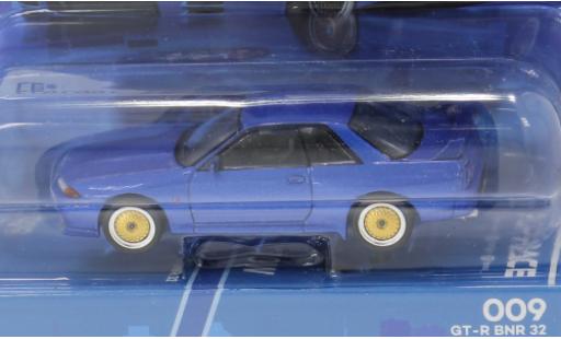 Nissan Skyline 1/64 Pop Race R32 bleue 1:64 miniature