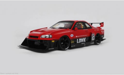 Nissan Skyline 1/18 GT Spirit R34 GT-R rouge/noire 2020 1:18 miniature