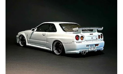 Nissan Skyline R34 1/18 Autoart blanche gt-r nismo miniature