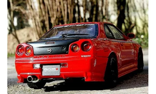 Nissan Skyline R34 1/18 Autoart r-tune street racing miniature