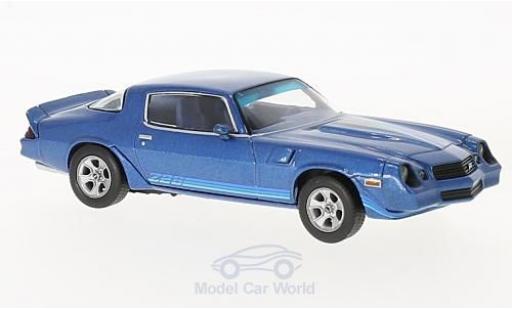 Chevrolet Camaro 1/43 Norev Z28 metallise bleue 1980 mit bleueen Streifen miniature