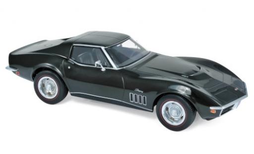 Miniature Chevrolet Corvette 1/18 Norev (C3) 427 metallise verte 1969 Chevrolet Corvette 1/18 Norev (C3) 427 metallise verte 1969 miniature