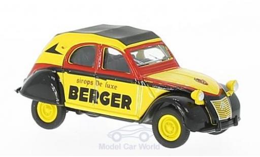 Citroen 2CV 1/64 Norev AZLP jaune/noire Cycliste (F) 1959 miniature