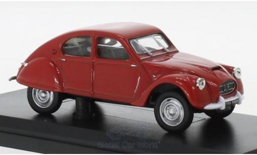 Miniature Citroen 2CV 1/43 Norev Dagonet rouge 1956 Citroen 2CV 1/43 Norev Dagonet rouge 1956 miniature