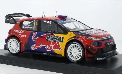 Citroen C3 1/18 Norev WRC No.1 Red Bull / Total WRC Rallye Monte Carlo 2019 S.Ogier/J.Ingrassia miniature
