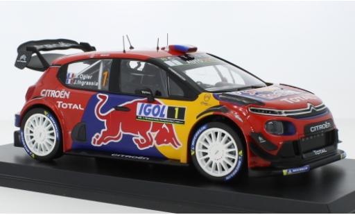 Citroen C3 1/18 Norev WRC No.1 Red Bull / Total WRC Tour de Corse 2019 S.Ogier/J.Ingrassia miniature
