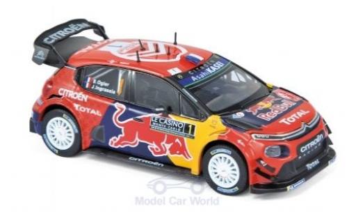 Citroen C3 1/43 Norev WRC No.1 Red Bull WRC Rallye Monte Carlo 2019 S.Ogier/J.Ingrassia miniature