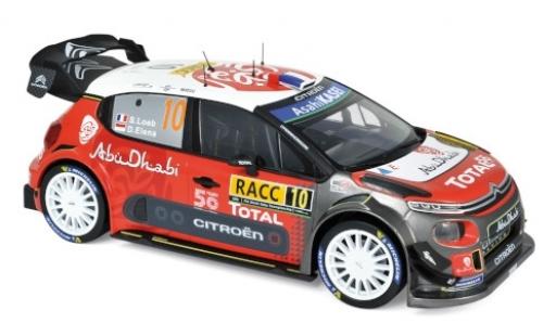 Miniature Citroen C3 1/18 Norev WRC No.10 Total Rallye WM Rallye Catalunya 2018 S.Loeb/D.Elena Citroen C3 1/18 Norev WRC No.10 Total Rallye WM Rallye Catalunya 2018 S.Loeb/D.Elena miniature
