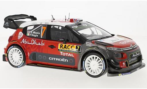 Miniature Citroen C3 1/18 Norev WRC No.7 Rallye WM Rallye Spanien 2017 K.Meeke/P.Nagle Citroen C3 1/18 Norev WRC No.7 Rallye WM Rallye Spanien 2017 K.Meeke/P.Nagle miniature