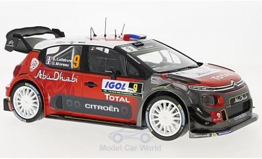 Miniature Citroen C3 1/18 Norev WRC No.9 Rallye WM Tour de Corse 2017 S.Lefebvre/G.Moreau Citroen C3 1/18 Norev WRC No.9 Rallye WM Tour de Corse 2017 S.Lefebvre/G.Moreau miniature