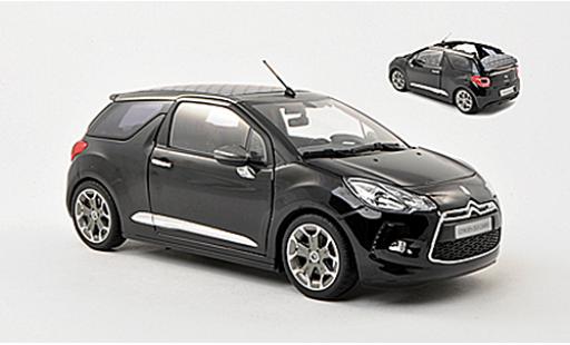 Miniature DS Automobiles DS3 1/18 Norev Citroen Cabrio noire 2013 Verdeck in 3 Positionen darstellbar DS Automobiles DS3 1/18 Norev Citroen Cabrio noire 2013 Verdeck in 3 Positionen darstellbar miniature