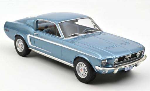 Miniature Ford Mustang 1/12 Norev Fastback GT metallise bleue 1968 Ford Mustang 1/12 Norev Fastback GT metallise bleue 1968 miniature
