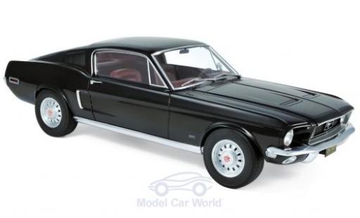Miniature Ford Mustang 1/12 Norev Fastback noire 1968 Ford Mustang 1/12 Norev Fastback noire 1968 miniature