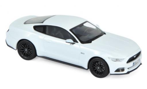 Miniature Ford Mustang 1/43 Norev GT blanche 2015 Ford Mustang 1/43 Norev GT blanche 2015 miniature