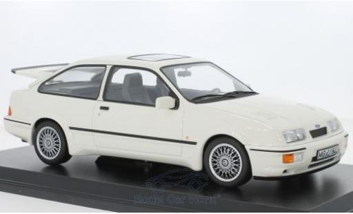 Miniature Ford Sierra 1/18 Norev RS Cosworth blanche 1986 Ford Sierra 1/18 Norev RS Cosworth blanche 1986 miniature