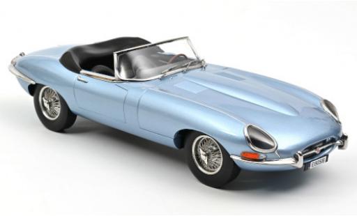 Miniature Jaguar E-Type 1/12 Norev Roadster metallise bleue 1962 Jaguar E-Type 1/12 Norev Roadster metallise bleue 1962 miniature