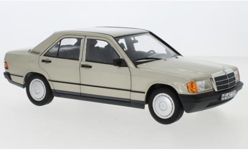 Mercedes 190 1/18 Norev E (W201) metallise beige 1982 miniature