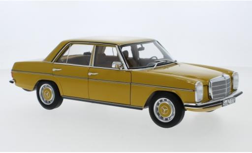 Miniature Mercedes 200 1/18 Norev /8 (W115) jaune 1973 Mercedes 200 1/18 Norev /8 (W115) jaune 1973 miniature