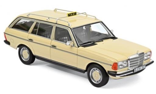Miniature Mercedes 200 1/18 Norev T (S123) beige Taxi (D) 1982 Mercedes 200 1/18 Norev T (S123) beige Taxi (D) 1982 miniature