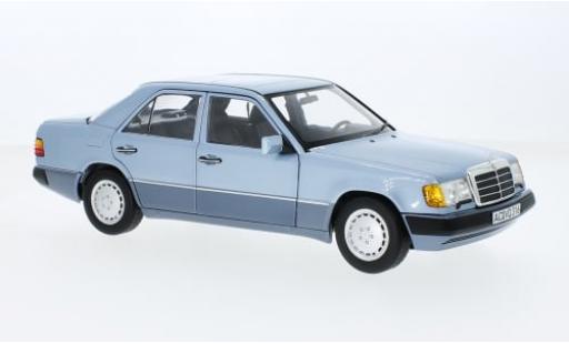 Mercedes 230 1/18 Norev E (W124) metallise bleue 1990 1:18 miniature
