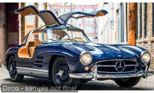 Miniature Mercedes 300 1/18 Norev SL bleue 1954 1:18 Mercedes 300 1/18 Norev SL bleue 1954 1:18 miniature