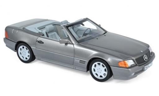 Miniature Mercedes 500 1/18 Norev SL (R129) metallise grise 1989 Mercedes 500 1/18 Norev SL (R129) metallise grise 1989 miniature