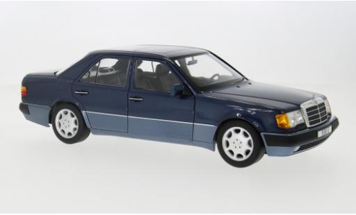 Miniature Mercedes 500 1/18 Norev E (W124) bleue 1990 1:18 Mercedes 500 1/18 Norev E (W124) bleue 1990 1:18 miniature